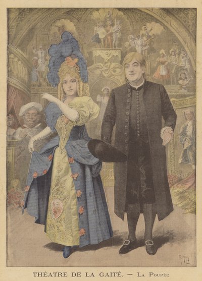 Produzione di La Poupee al Theatre de la Gaite da after Henri Meyer