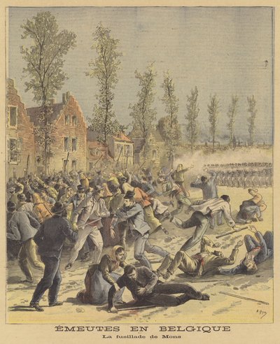 Rivolte in Belgio da after Henri Meyer