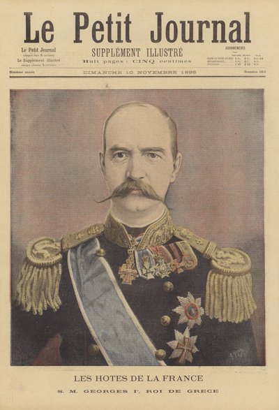 Visitatori reali in Francia: Giorgio I, Re di Grecia da after Henri Meyer