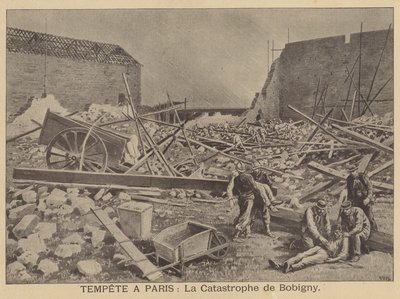 Danni da tempesta a Bobigny, Parigi da after Henri Meyer