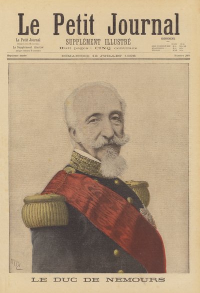 Il Duca di Nemours da after Henri Meyer