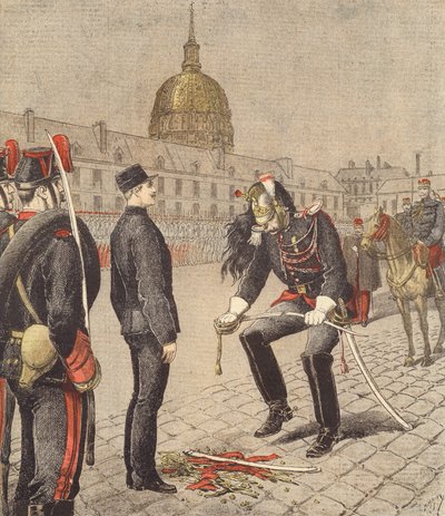 La degradazione di Alfred Dreyfus da after Henri Meyer
