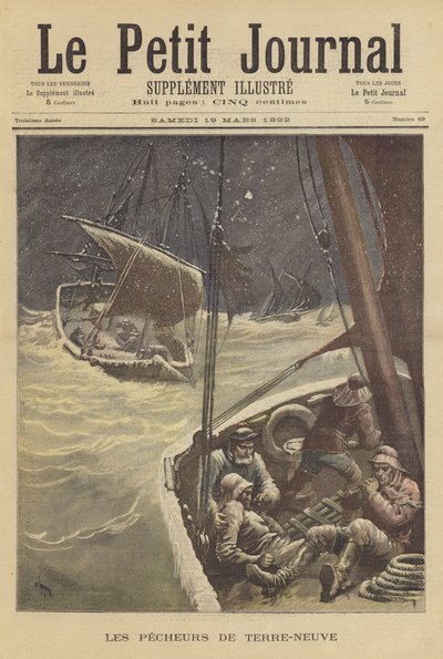 I pescatori di Terranova da after Henri Meyer