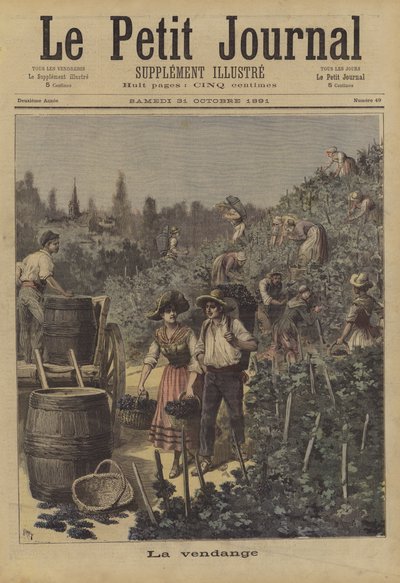 La vendemmia da after Henri Meyer