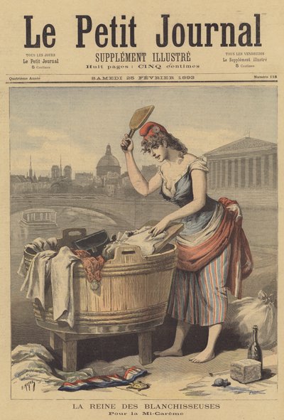 La regina delle lavandaie da after Henri Meyer