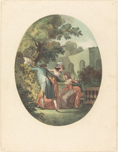 La statua del dio Pan da after Henri Nicolas van Gorp
