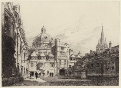 Brasenose College da after Henri Toussaint