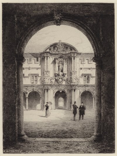 Portale del St Johns College da after Henri Toussaint