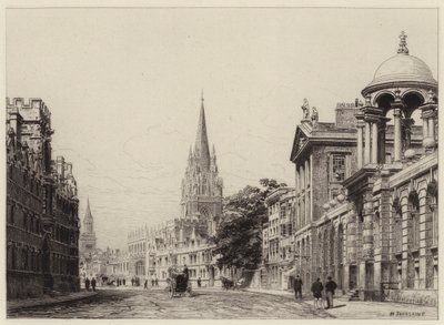High Street da after Henri Toussaint