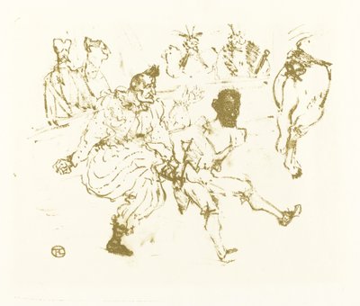 Footit e Chocolat da after Henri de Toulouse Lautrec