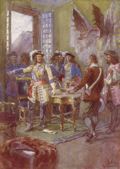 Le mie armi daranno la mia risposta, Frontenac, 1690 da after Henry Sandham