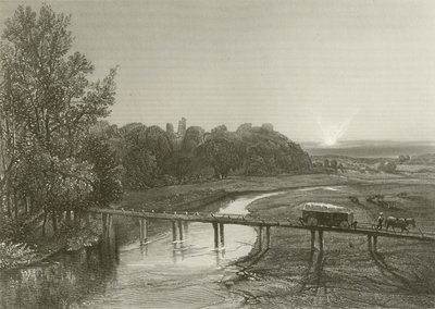 Castello di Tutbury da Henry after Warren