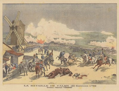 La Battaglia di Valmy (20 settembre 1792) da after Horace Vernet