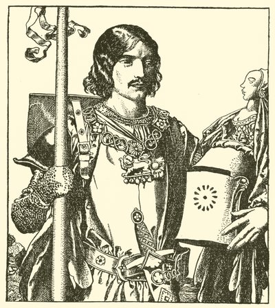 Sir Lancillotto del Lago da after Howard Pyle