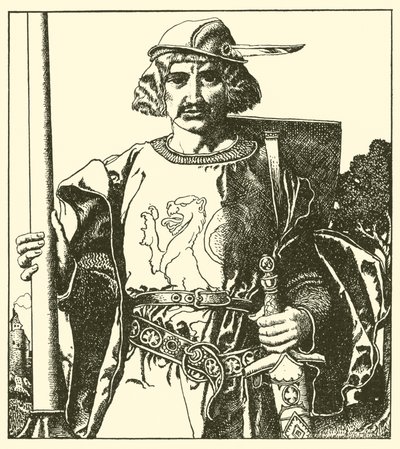 Sir Lionel di Britannia da after Howard Pyle