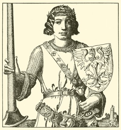 Sir Percival di Gales da after Howard Pyle