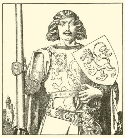 Sir Tristram di Lyonesse da after Howard Pyle