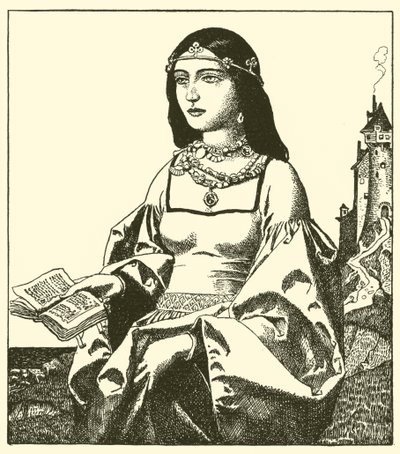 La signora Belle Isoult da after Howard Pyle