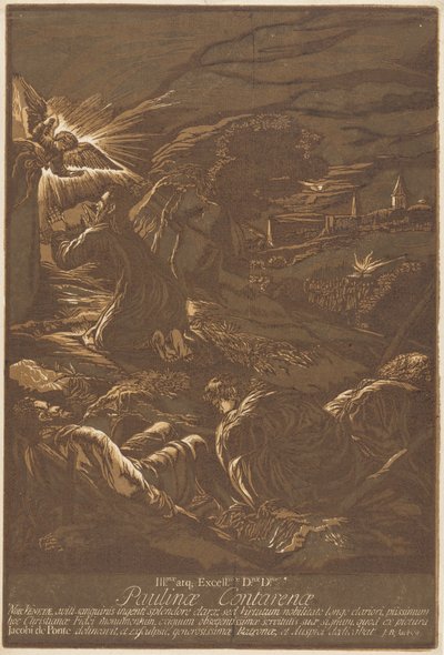 Cristo sul Monte degli Ulivi da after Jacopo Bassano John Baptist Jackson