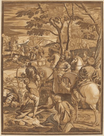 La Crocifissione (Pannello destro) da after Jacopo Tintoretto John Baptist Jackson