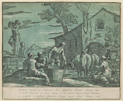 Scena Pastorale da after Jacopo Zanguidi Anton Maria Zanetti I called Bertoia