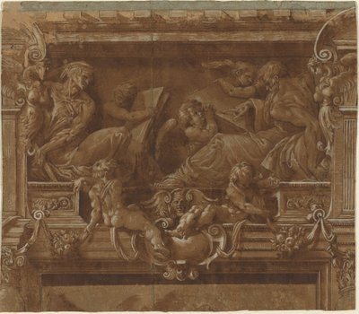 Profeta e Sibilla da after Jacopo Zanguidi Italian 16th Century called Bertoia