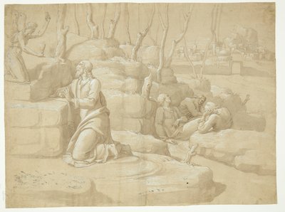 Gesù nel giardino del Getsemani da after Jacopo da Empoli