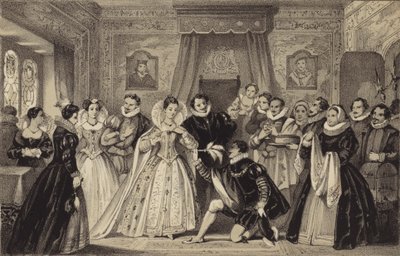 Regali di Capodanno per la regina Elisabetta da James Stephanoff