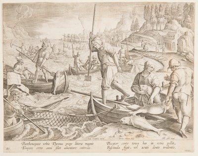 Pesca al tonno da after Jan van der Straet, called Stradanus