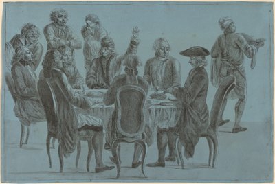 Il pasto dei filosofi da after Jean Huber