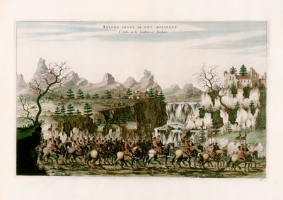 Cavalleria in marcia da after Johannes Nieuhof