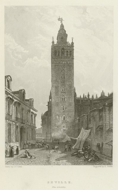 Siviglia, La Giralda da after John Frederick Lewis