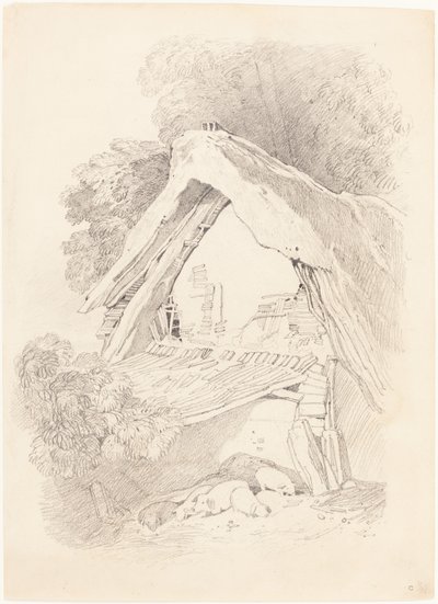 Cottage a Diss da after John Sell Cotman British 19th Century