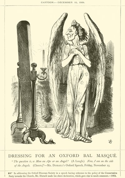 Prepararsi per un Bal Masque di Oxford da after John Tenniel