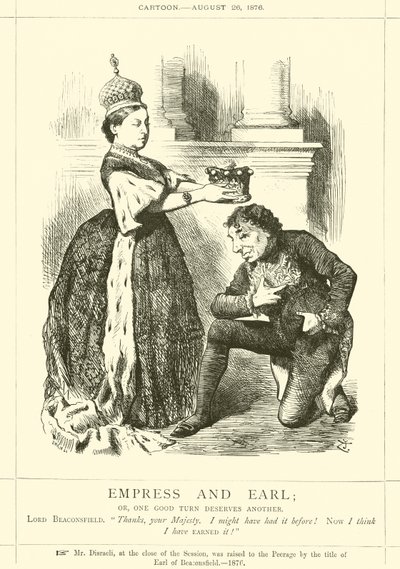 Imperatrice e conte; o, un favore merita un altro da after John Tenniel