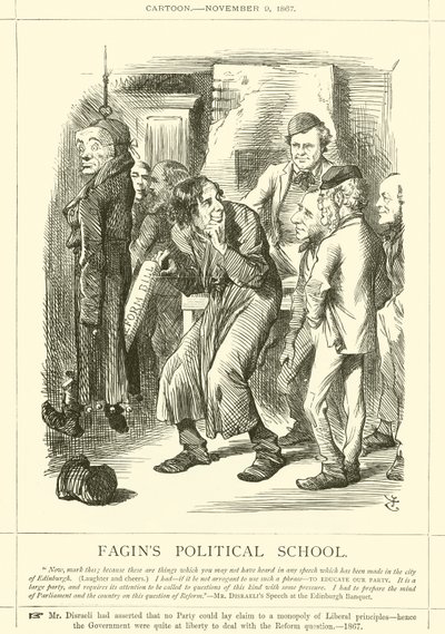 La Scuola Politica di Fagin da after John Tenniel