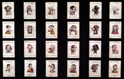 Famiglie felici, gioco di carte, basato su disegni di John Tenniel da after John Tenniel