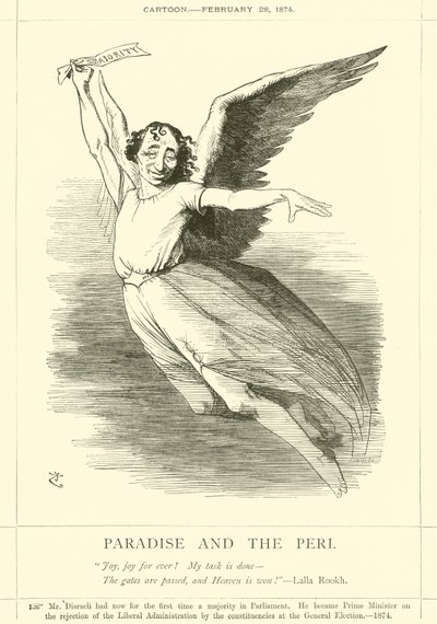 Paradiso e il Peri da after John Tenniel