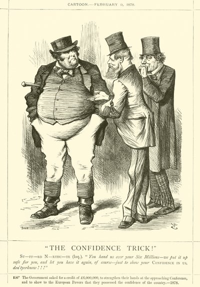 Il trucco della fiducia! da after John Tenniel