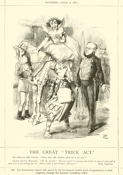 Il grande atto di magia da after John Tenniel