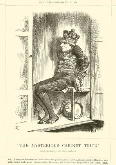 Il trucco del gabinetto misterioso da after John Tenniel
