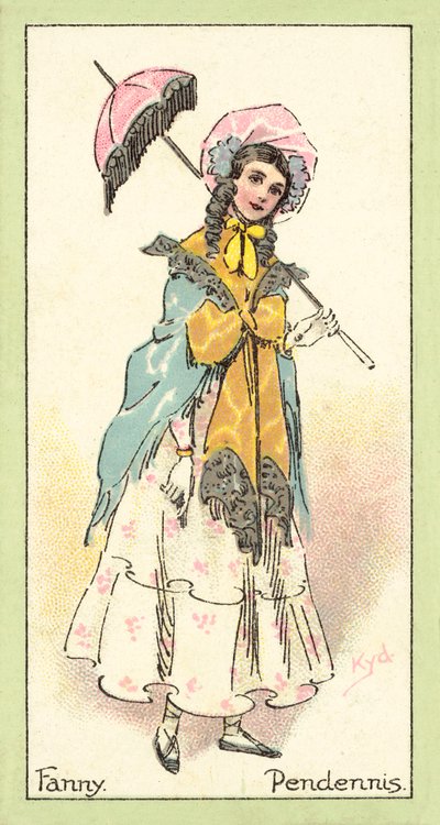 Fanny, Pendennis (cromolitografia) da after Joseph Clayton Clarke