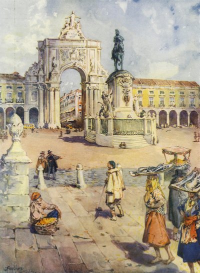 Praça do Comércio, Lisbona da Joseph (after) Finnemore