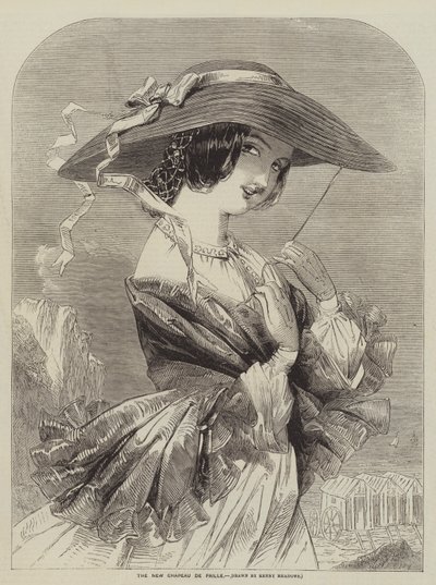 Il nuovo cappello di paglia da after Joseph Kenny Meadows