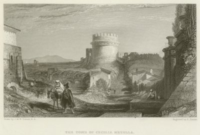 La tomba di Cecilia Metella da after Joseph Mallord William Turner
