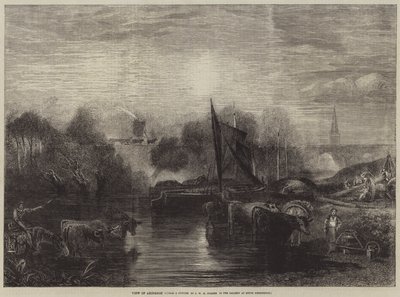 Veduta di Abingdon da after Joseph Mallord William Turner
