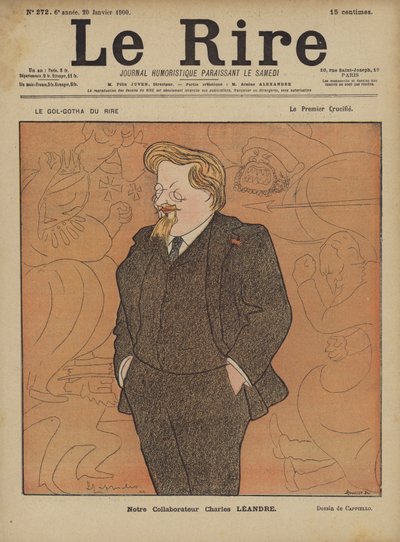 Charles Leandre, Illustrazione per Le Rire da after Leonetto Cappiello