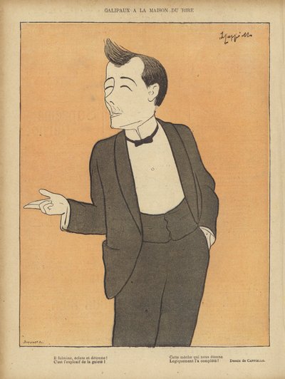 Illustrazione per Le Rire da after Leonetto Cappiello