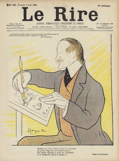 Illustrazione per Le Rire da after Leonetto Cappiello