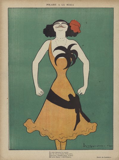 Illustrazione per Le Rire da after Leonetto Cappiello